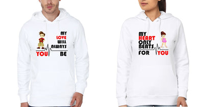 My love Couple Hoodie-FunkyTees