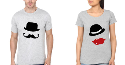 Couple Half Sleeves T-Shirts -FunkyTees