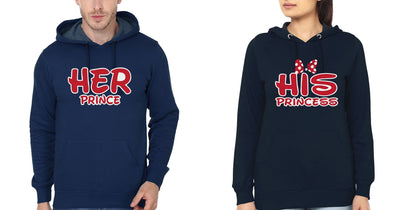 Prince & Princess Couple Hoodie-FunkyTees
