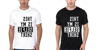 Selfie Shirt Brother-Brother Half Sleeves T-Shirts -FunkyTees