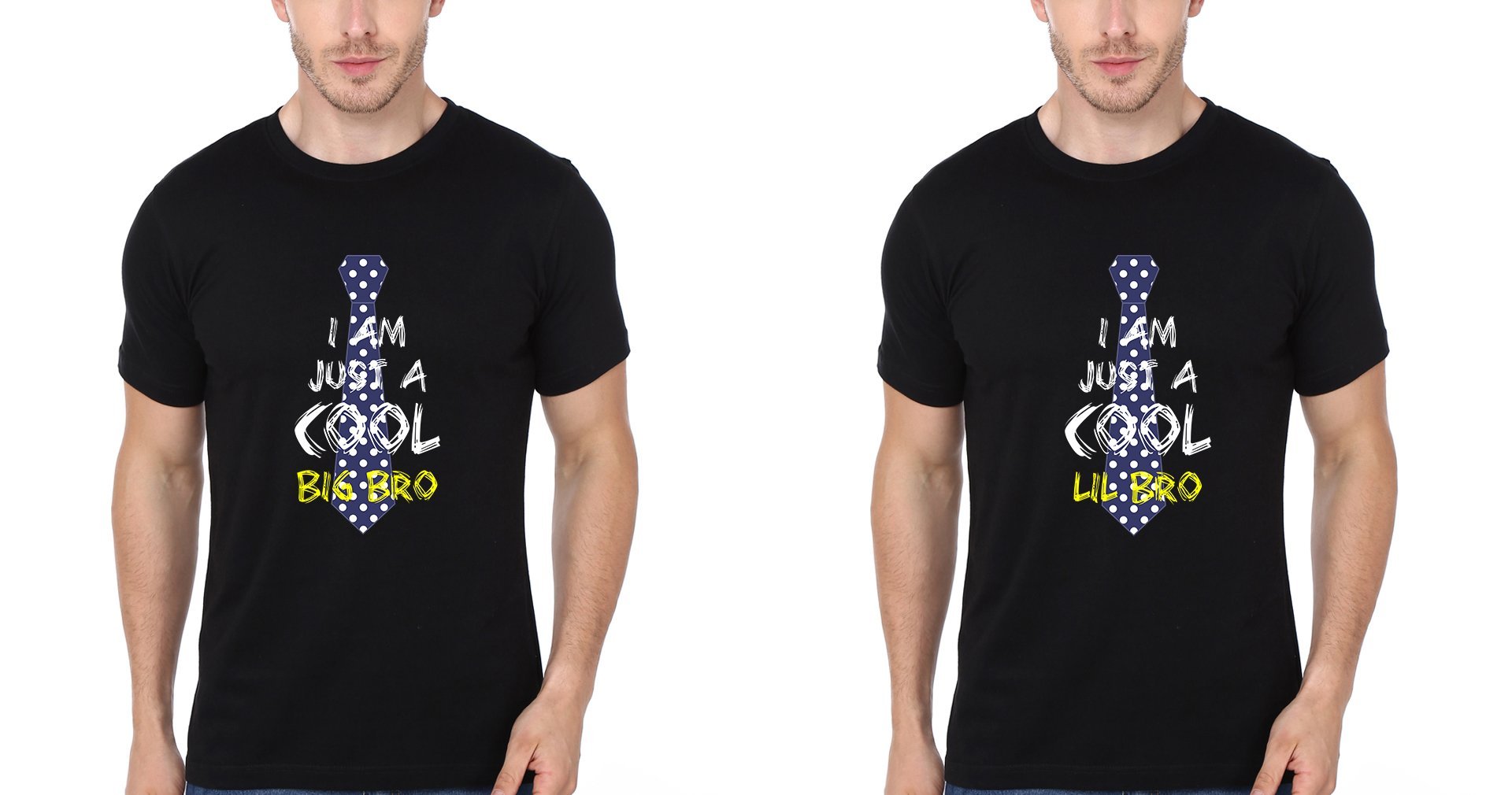 Cool Bro Brother-Brother Half Sleeves T-Shirts -FunkyTees