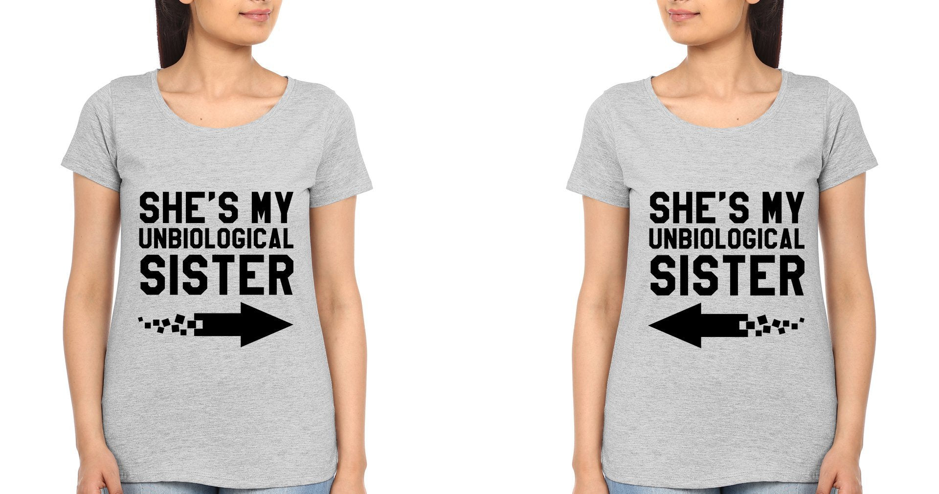 SISTER BFF Half Sleeves T-Shirts-FunkyTees