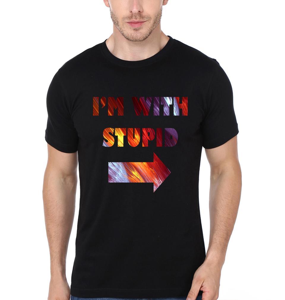 STUPID STUPIDER BFF Half Sleeves T-Shirts-FunkyTees