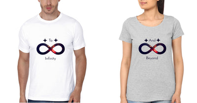 Infinity Beyond BFF Half Sleeves T-Shirts-FunkyTees