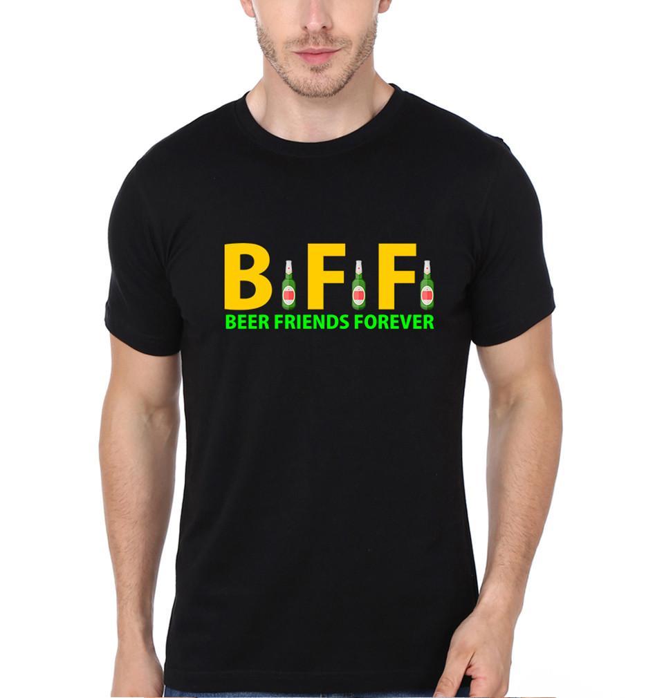 FunkyTees BFF Black Half Sleeve T Shirt