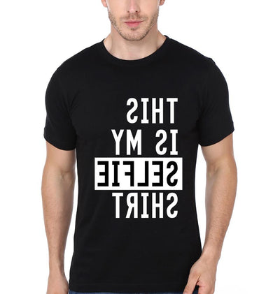 Selfie Shirt Brother-Brother Half Sleeves T-Shirts -FunkyTees