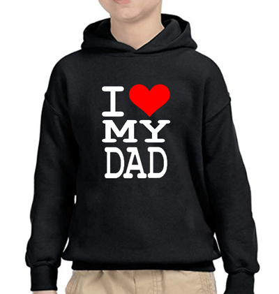 I Love My Son I Love My Dad Father and Son Matching Hoodies- FunkyTeesClub