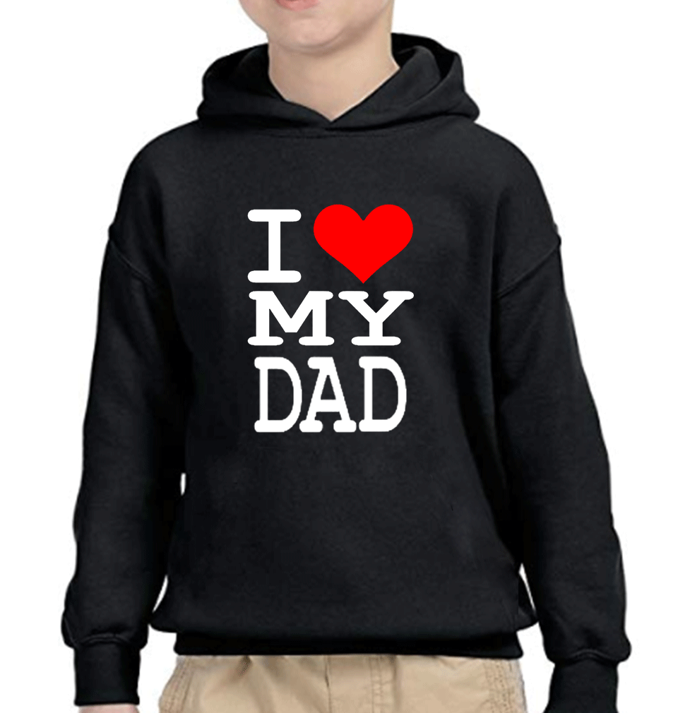 I Love My Son I Love My Dad Father and Son Matching Hoodies- FunkyTeesClub