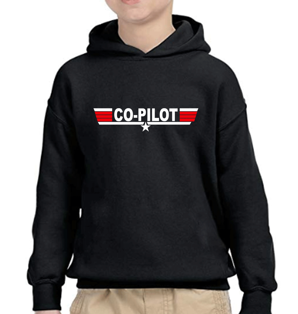 Pilot Co-Pilot Father and Son Matching Hoodies- FunkyTeesClub