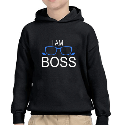 I Used To Be Boss & I Am Boss Father and Son Matching Hoodies- FunkyTeesClub
