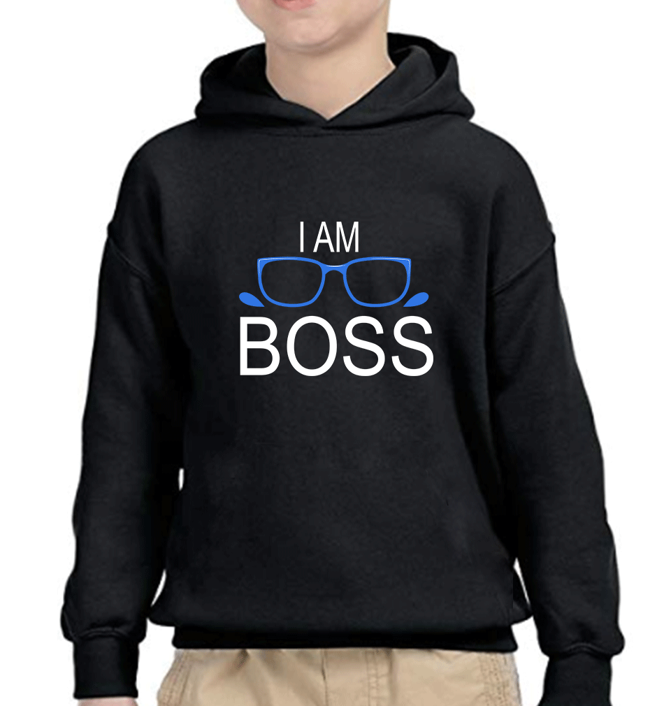 I Used To Be Boss & I Am Boss Mother and Son Matching Hoodies- FunkyTeesClub