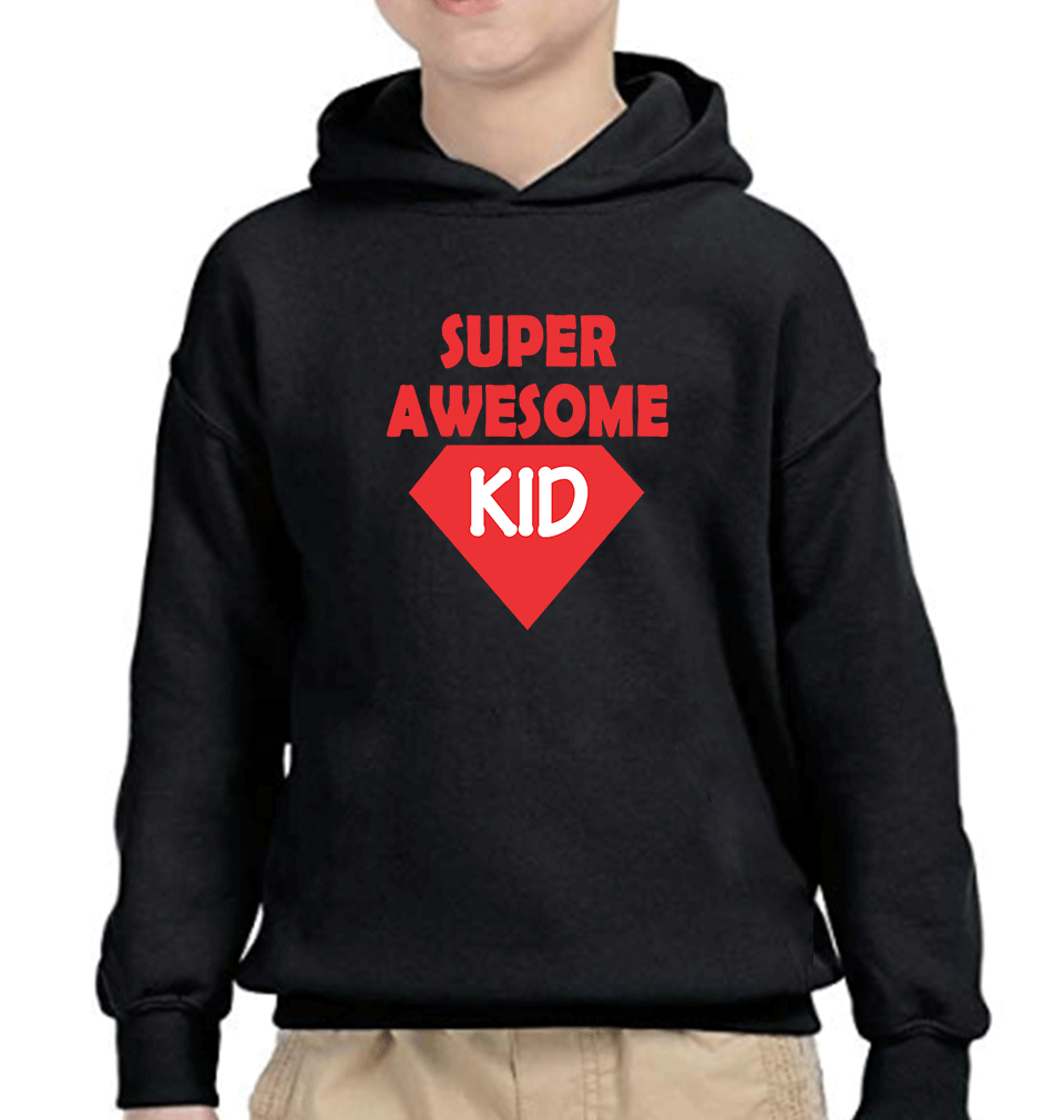 Super Awesome Kid Super Awesome Mom Mother and Son Matching Hoodies- FunkyTeesClub