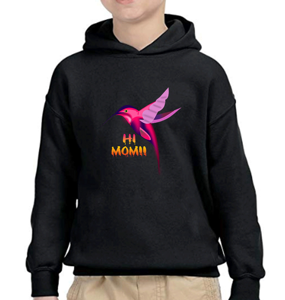 Hi Mom Hi Son Mother and Son Matching Hoodies- FunkyTeesClub
