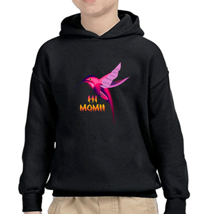 Hi Mom Hi Son Mother and Son Matching Hoodies- FunkyTeesClub