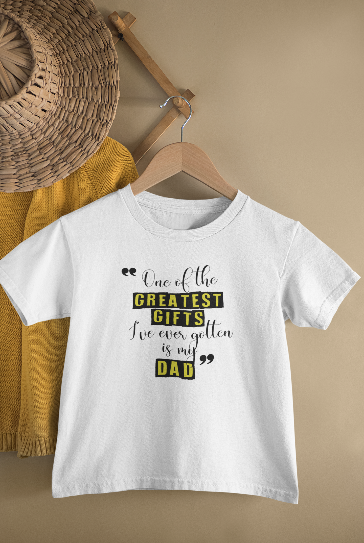 Greatest Gifts Father and Daughter White Matching T-Shirt- FunkyTeesClub