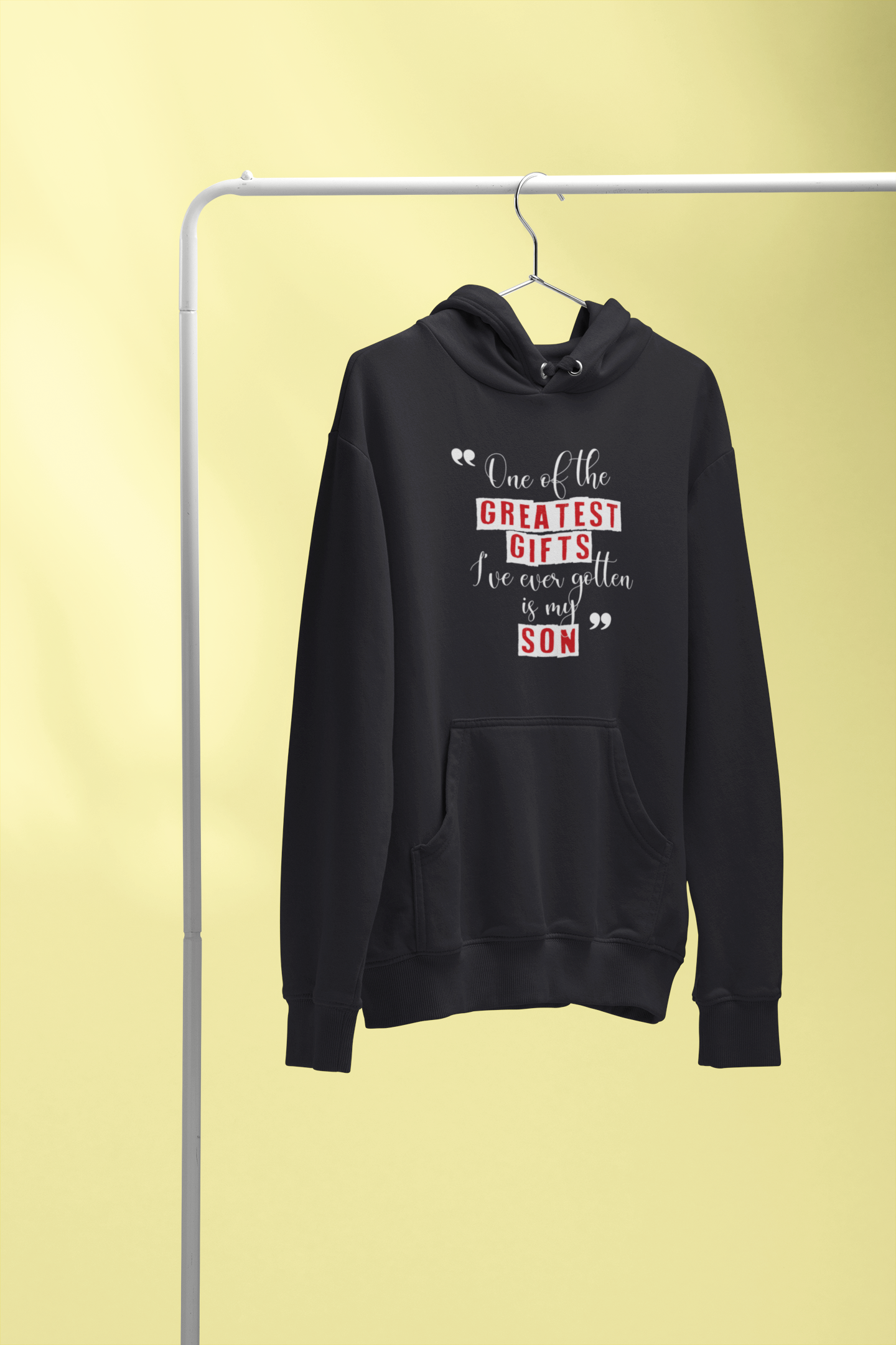 Greatest Gift Father and Son Black Matching Hoodies- FunkyTeesClub