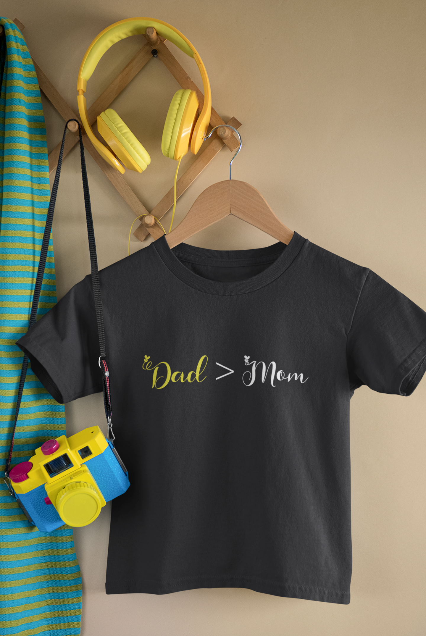 Dad Father and Daughter Black Matching T-Shirt- FunkyTeesClub