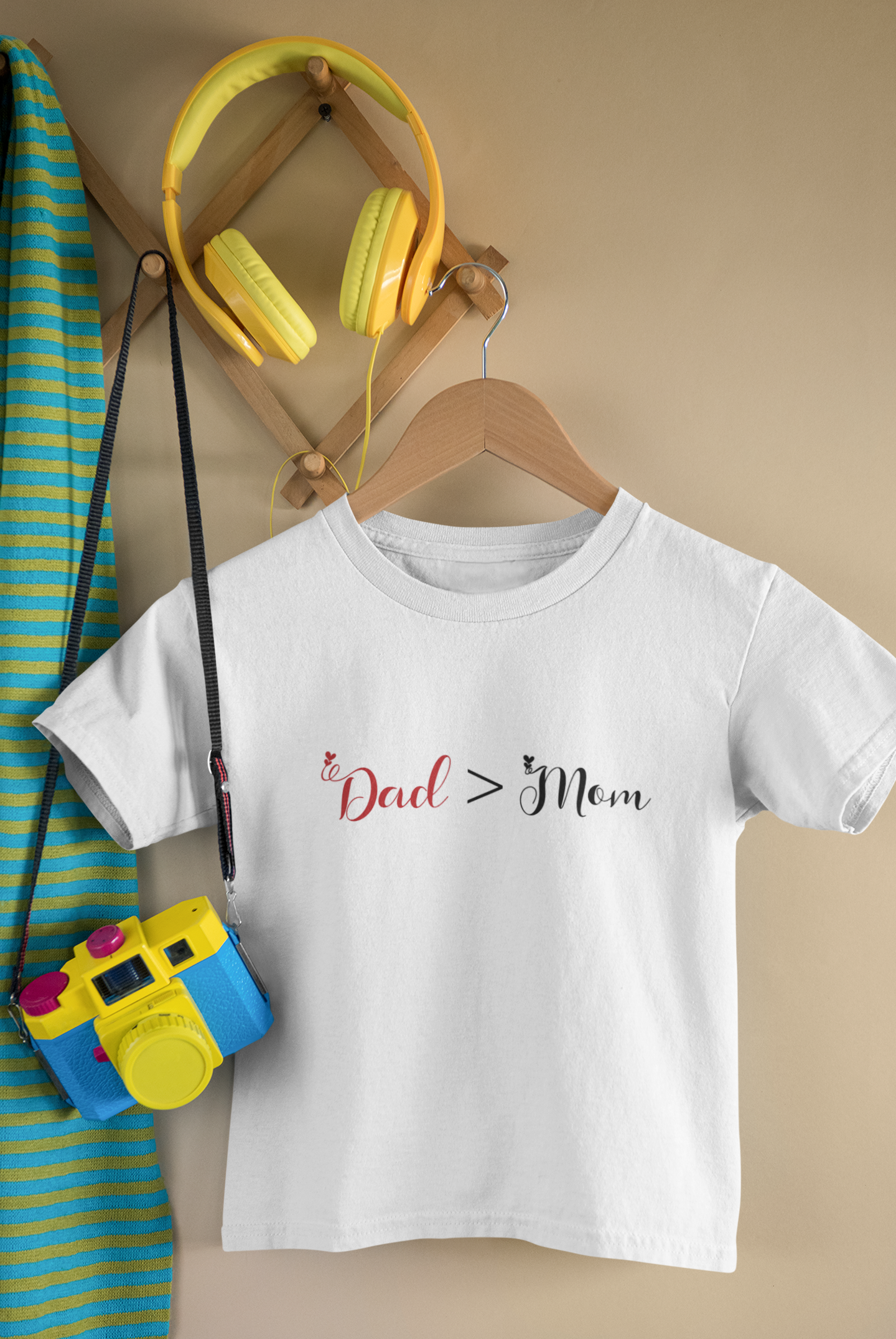 Dad Father and Daughter White Matching T-Shirt- FunkyTeesClub