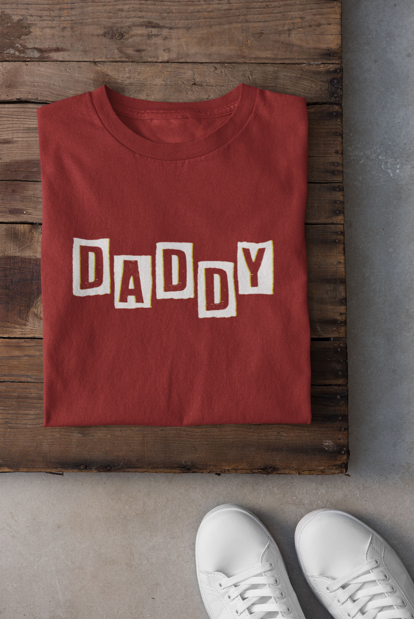 Daddy Father and Son Red Matching T-Shirt- FunkyTeesClub