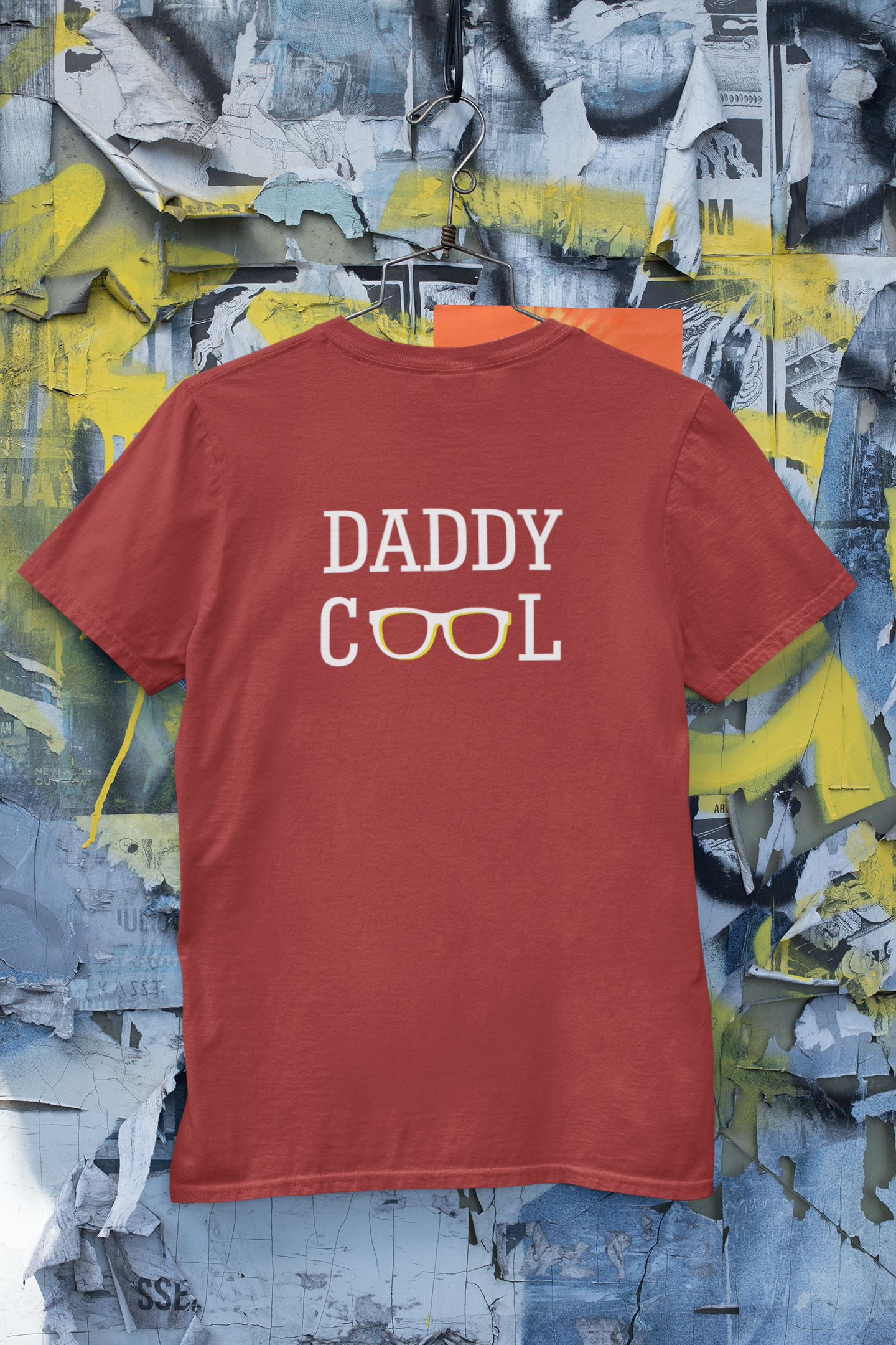 Daddy Cool Father and Son Red Matching T-Shirt- FunkyTeesClub
