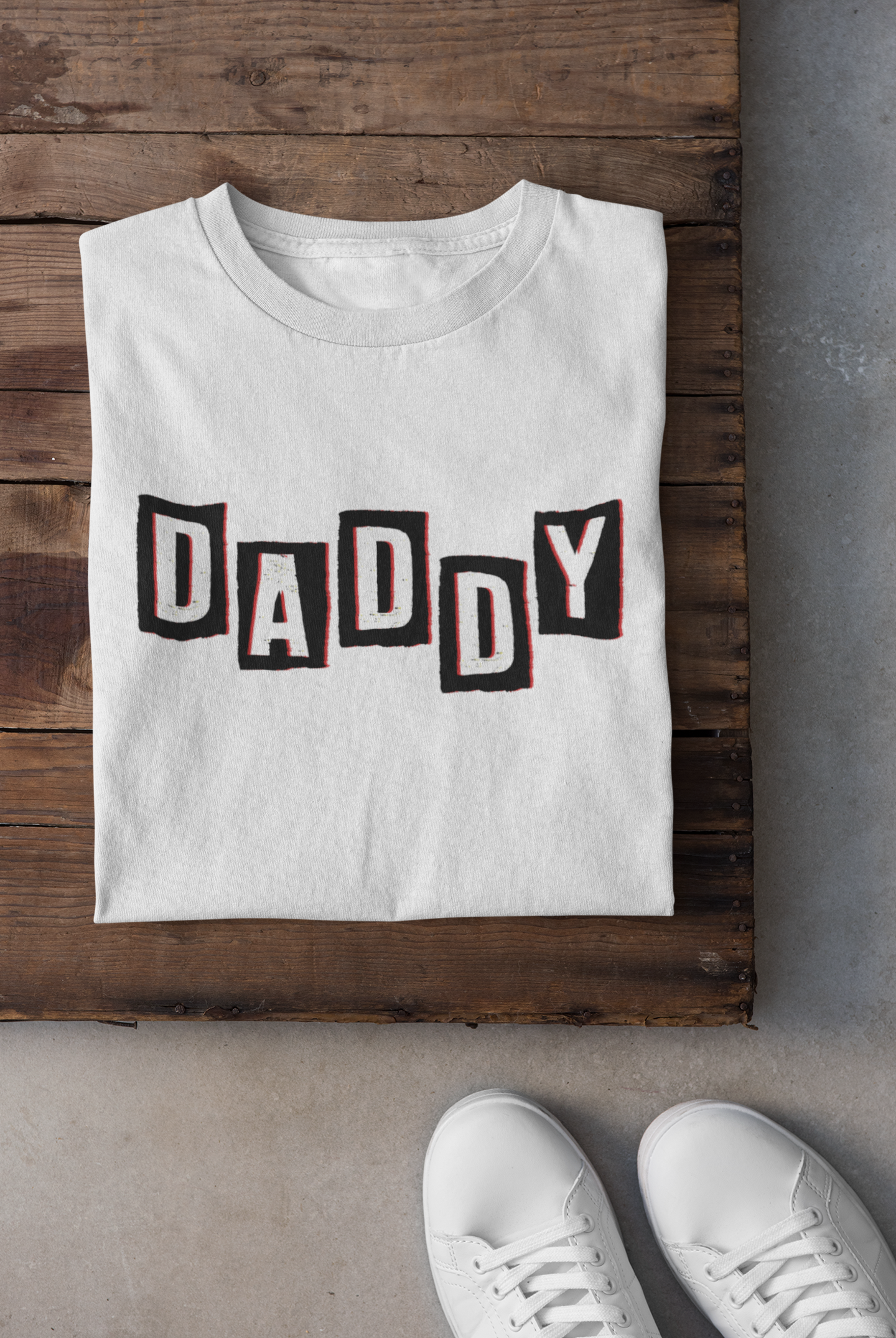 Daddy Father and Daughter White Matching T-Shirt- FunkyTeesClub