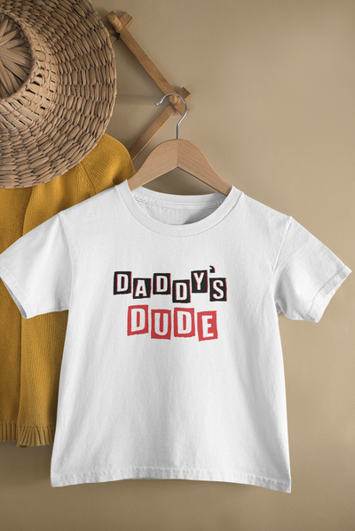 Daddy Father and Son White Matching T-Shirt- FunkyTeesClub