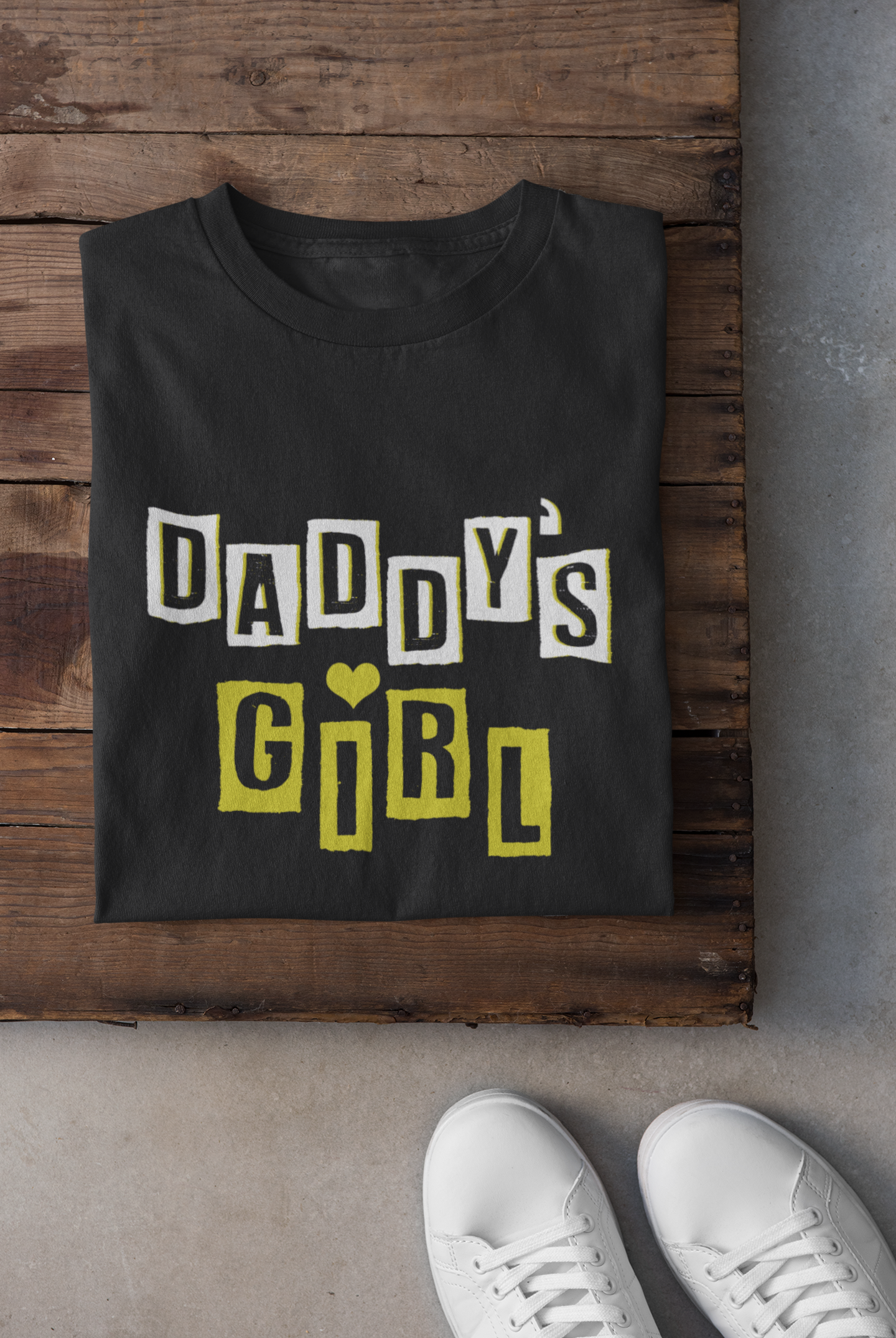 Daddy Father and Daughter Black Matching T-Shirt- FunkyTeesClub