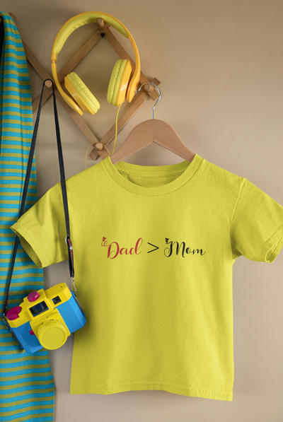 Dad Father and Daughter Yellow Matching T-Shirt- FunkyTeesClub