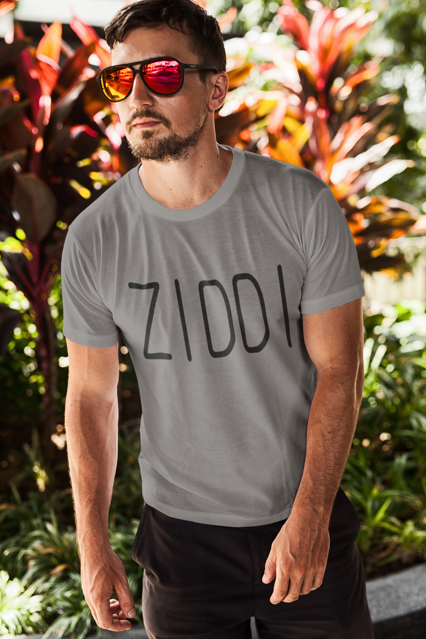 Ziddi Desi Mens Half Sleeves T-shirt- FunkyTeesClub