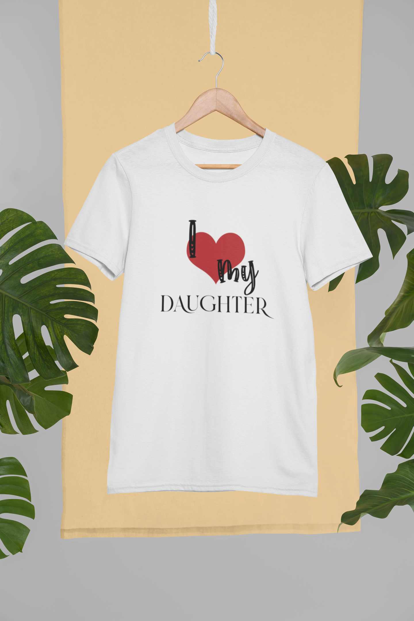 I Love My Dad Father and Daughter White Matching T-Shirt- FunkyTeesClub