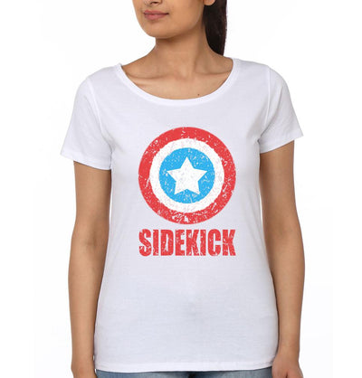 Super Dad Sidekick Father and Daughter Matching T-Shirt- FunkyTeesClub