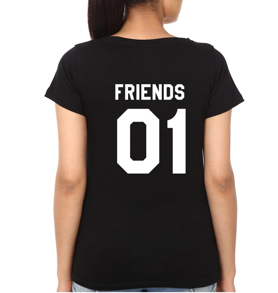 Friends Forever BFF Half Sleeves T-Shirts-FunkyTees