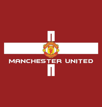 FunkyTeesClub Round Neck Manchester United Mens Half Sleeves T-shirt