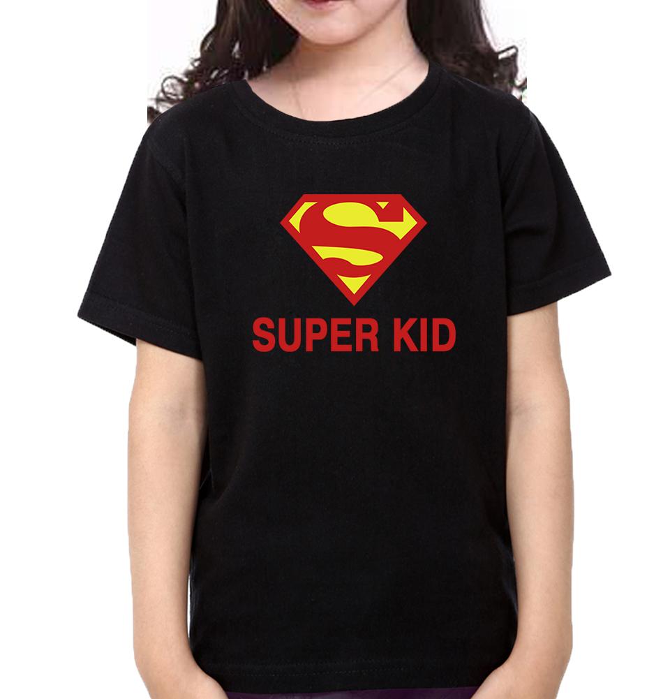 Superman Dad Superman Kid Father and Daughter Matching T-Shirt- FunkyTeesClub