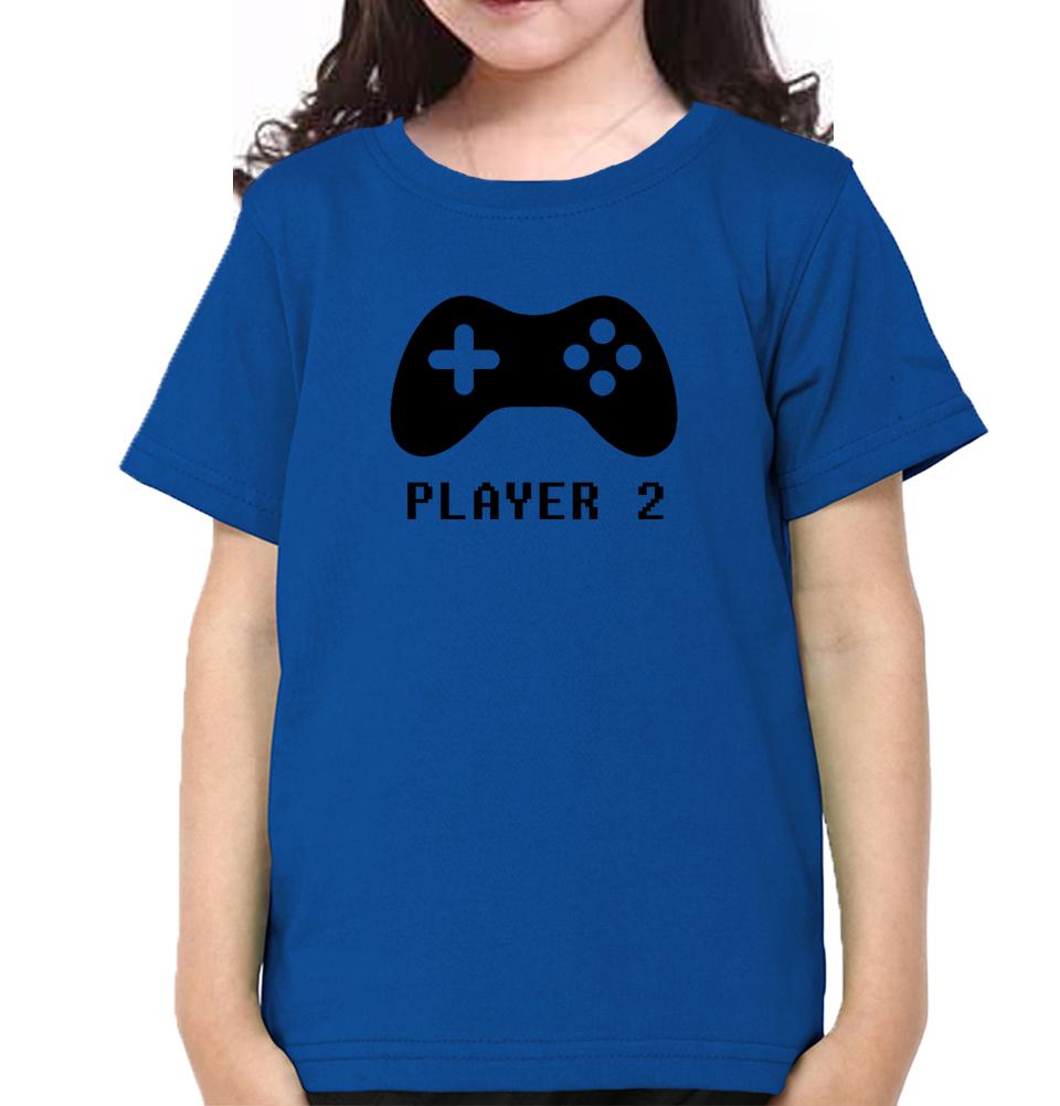 Player 1 Player 2 Father and Daughter Matching T-Shirt- FunkyTeesClub