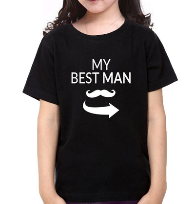 My Best Man My Best Daughter Father and Daughter Matching T-Shirt- FunkyTeesClub