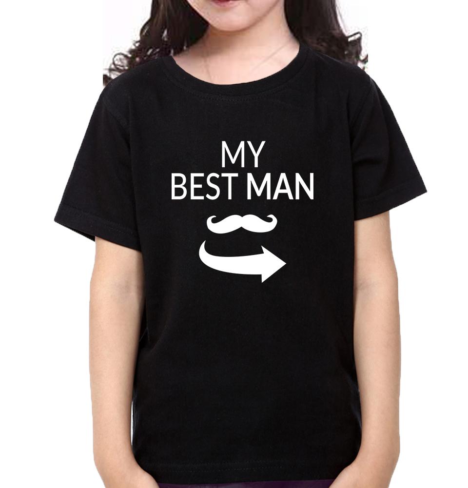My Best Man My Best Daughter Father and Daughter Matching T-Shirt- FunkyTeesClub