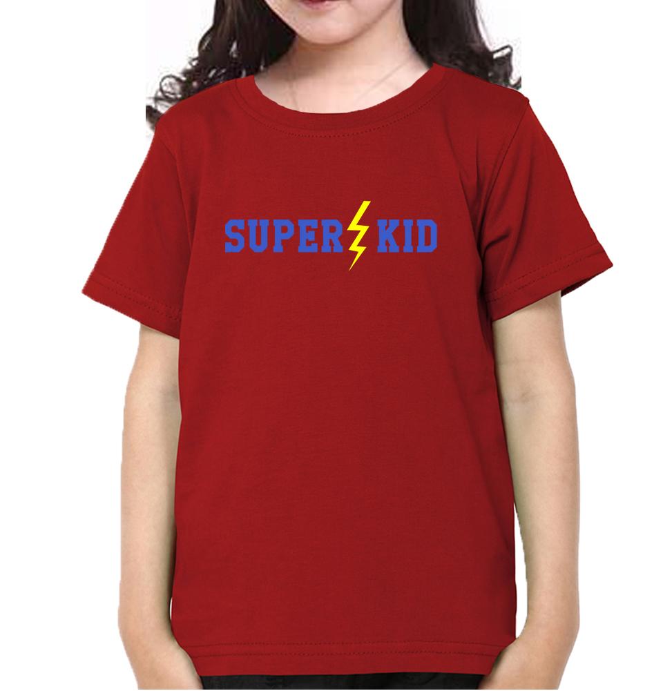 Super Dad Super Kid Father and Daughter Matching T-Shirt- FunkyTeesClub