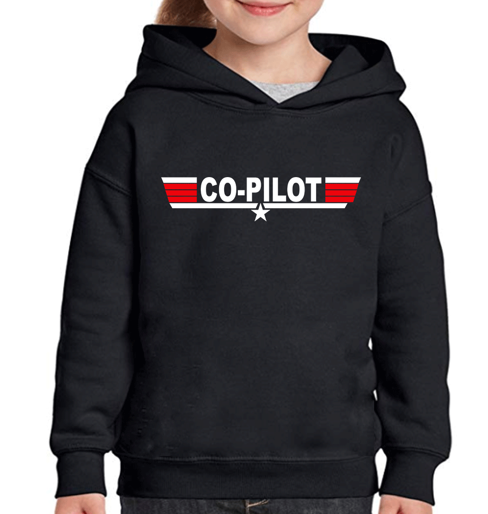 Pilot & Co-Pilot Mother and Daughter Matching Hoodies- FunkyTeesClub