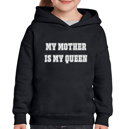 My Daughter Is My Princess My Mother Is My Queen Mother and Daughter Matching Hoodies- FunkyTeesClub