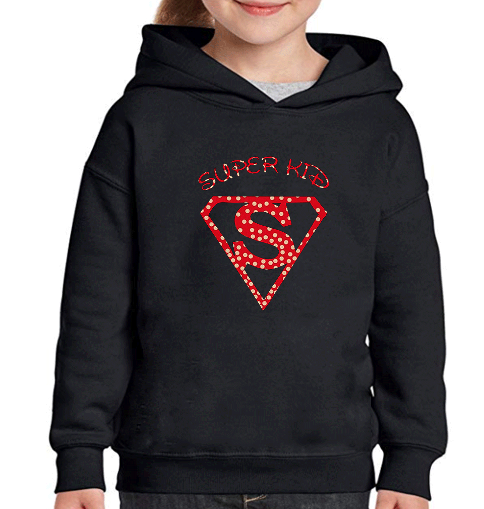Super Mom Super Kid Mother and Daughter Matching Hoodies- FunkyTeesClub