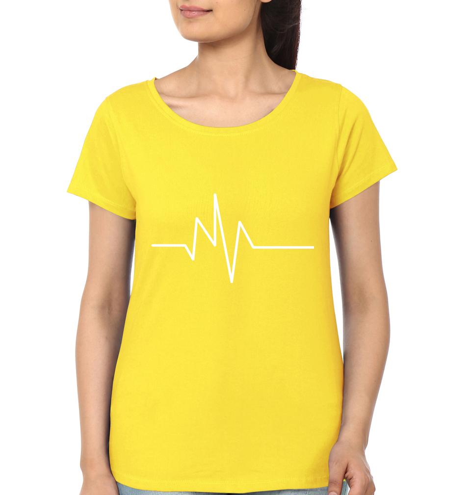 HEARTBEAT Brother-Sister Half Sleeves T-Shirts -FunkyTees
