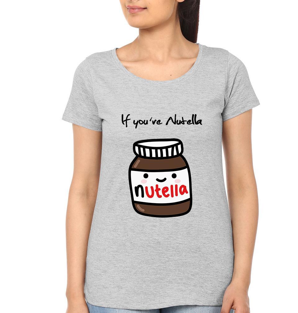 NUTELLA-BREAD BFF Half Sleeves T-Shirts-FunkyTees
