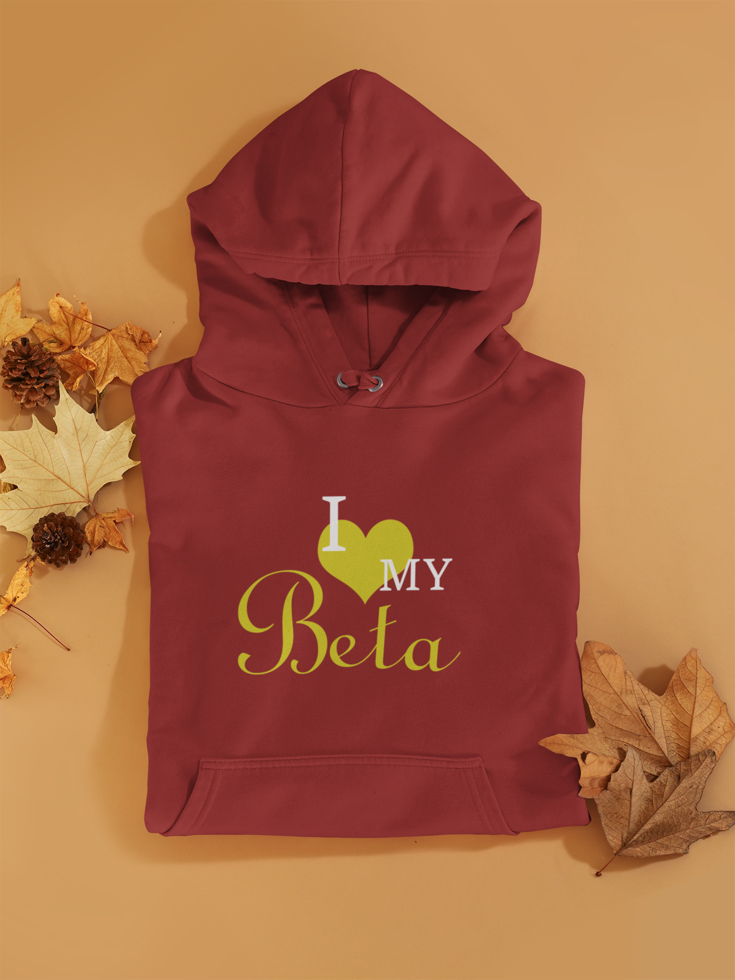 I Love My Papa Father and Son Red Matching Hoodies- FunkyTeesClub