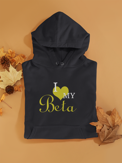 I Love My Papa Father and Son Black Matching Hoodies- FunkyTeesClub