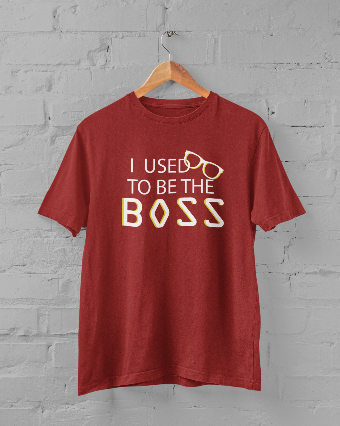 I Am The Boss Father and Daughter Red Matching T-Shirt- FunkyTeesClub