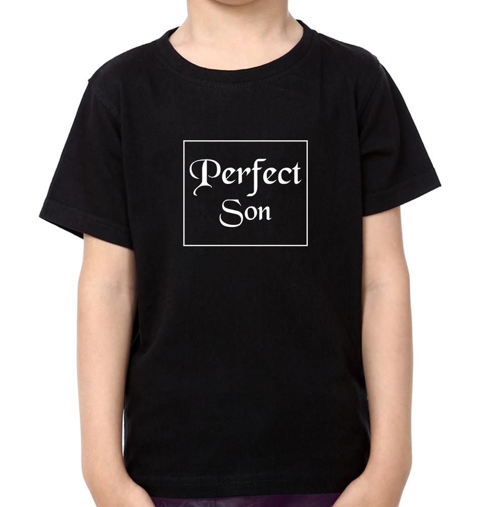 Perfect Dad Perfect Son Father and Son Matching T-Shirt- FunkyTeesClub