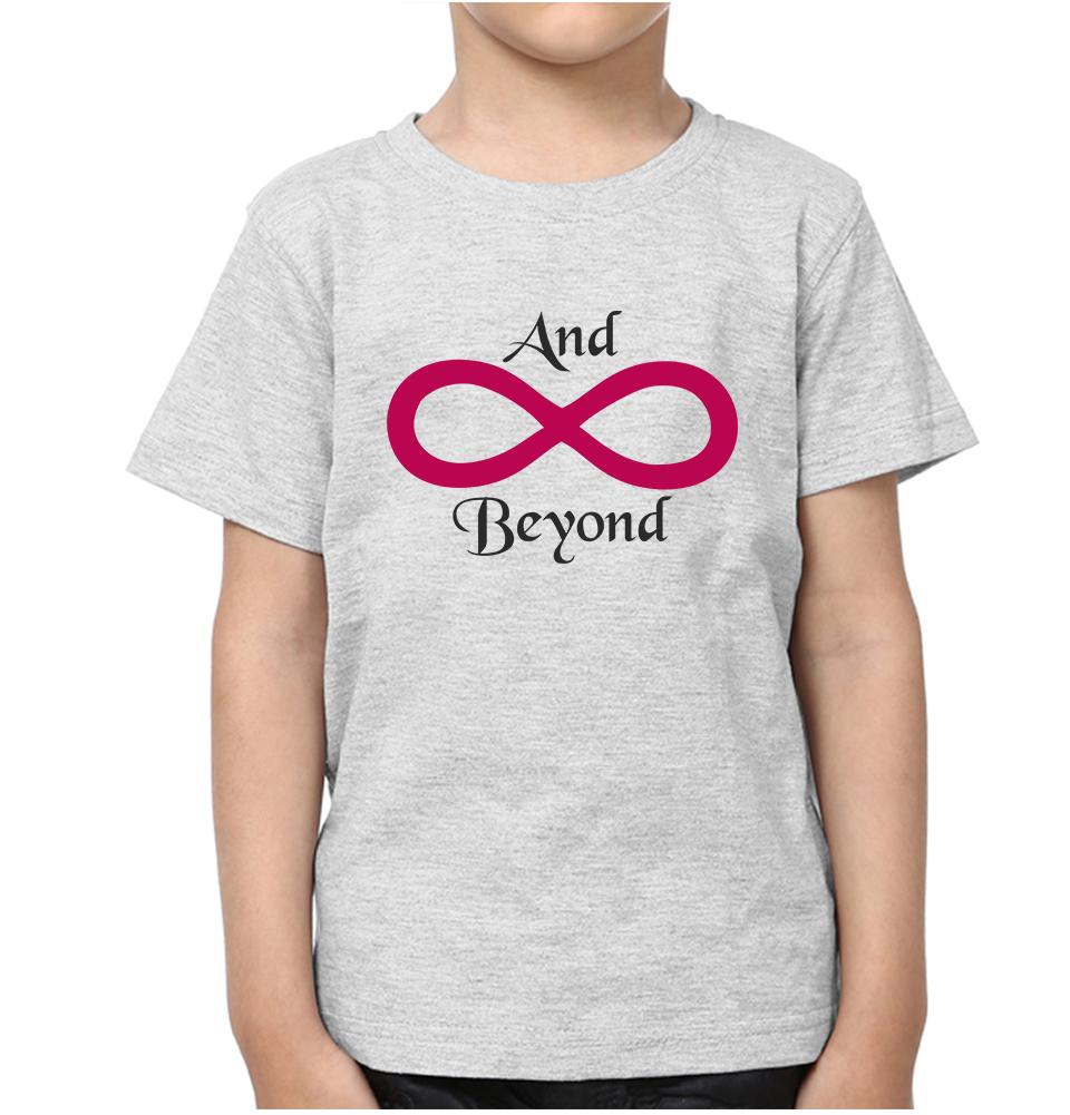 I Love You To Infinity And Beyond Father and Son Matching T-Shirt- FunkyTeesClub