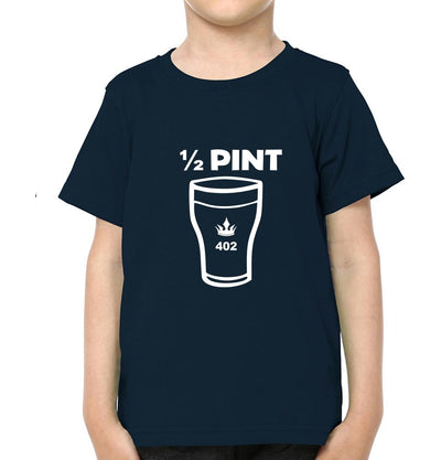 Pint  Half pint Mother and Son Matching T-Shirt- FunkyTeesClub