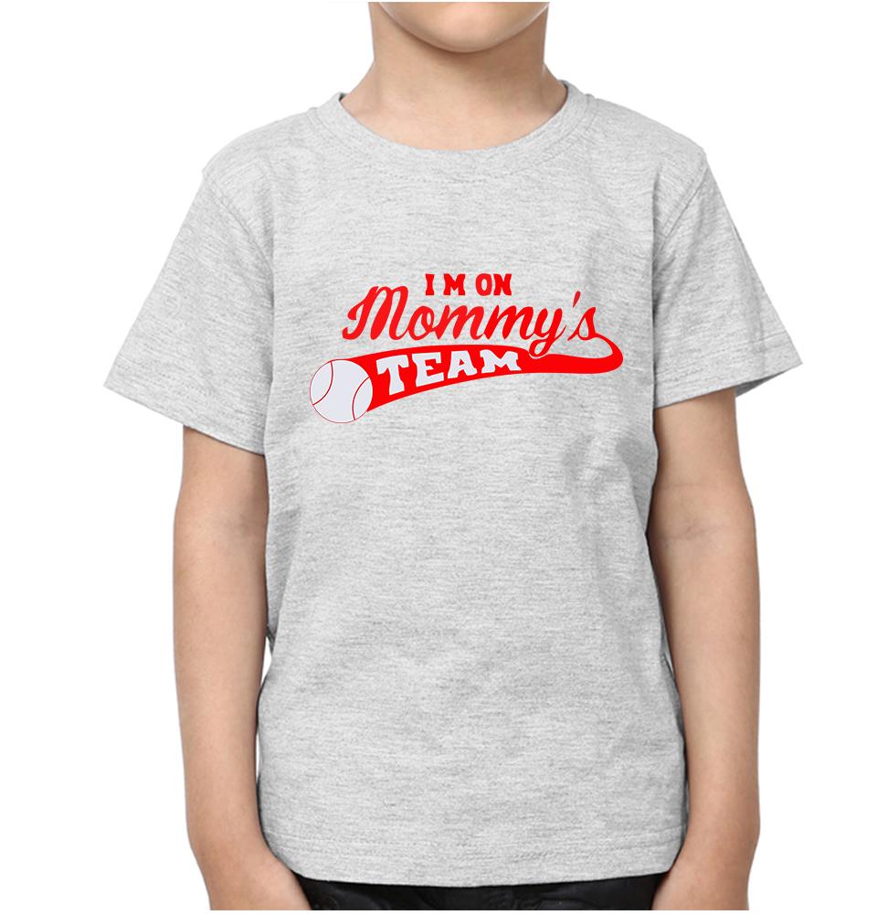 Mommy Team I 'M on Mommy team Mother and Son Matching T-Shirt- FunkyTeesClub